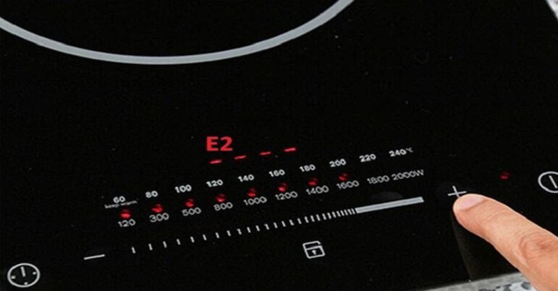 Nguyên nhân lỗi e2 bếp từ