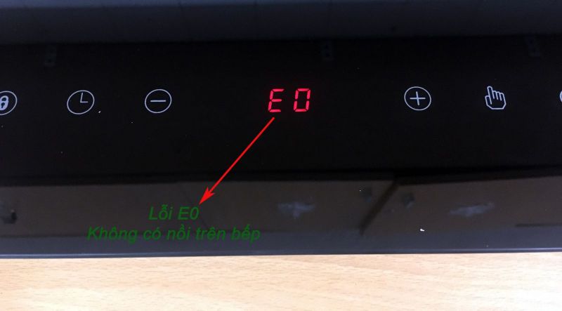 Kinh nghiệm sử dụng bếp từ để không lặp lại lỗi E0