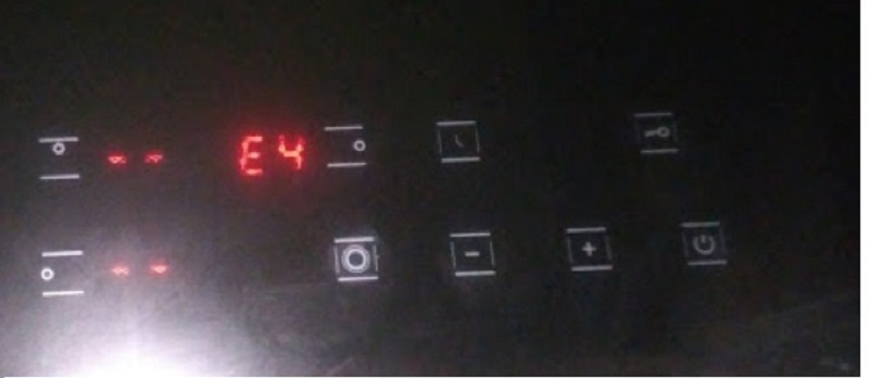 Nguyên nhân bếp từ báo lỗi e4