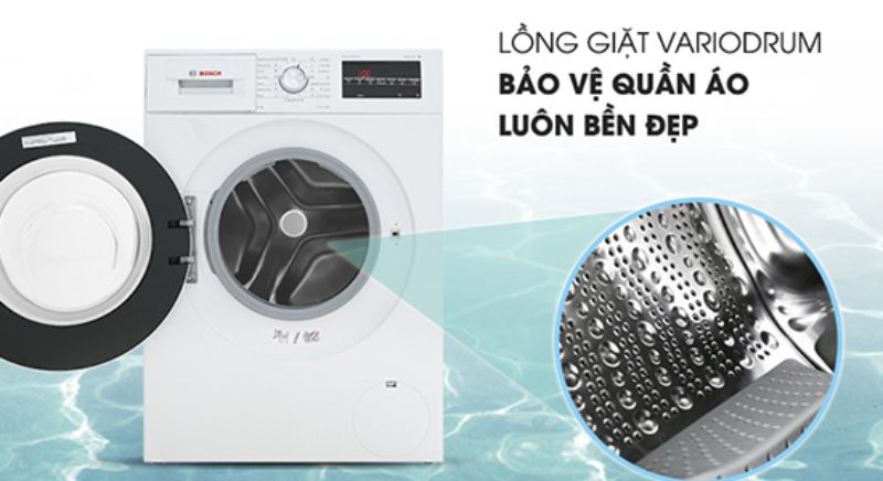 Chế độ giặt của máy đa dạng