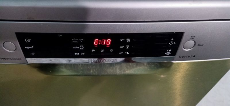 Nguyên nhân lỗi e19 máy rửa bát Bosch