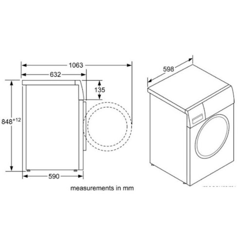 Thông số kỹ thuật máy giặt Bosch WAW28480SG