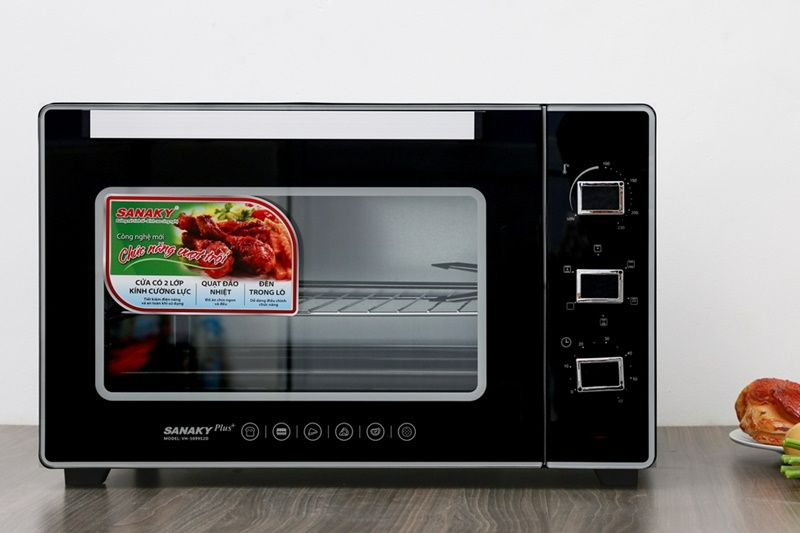 Lò nướng Sanaky chạy không ngắt