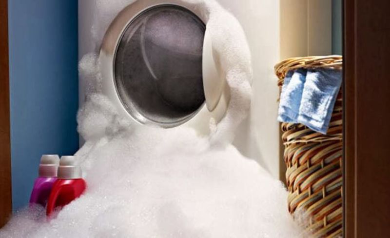 cách khắc phục lỗi máy giặt bị trào bọt