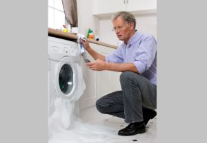 lỗi máy giặt bị trào bọt 