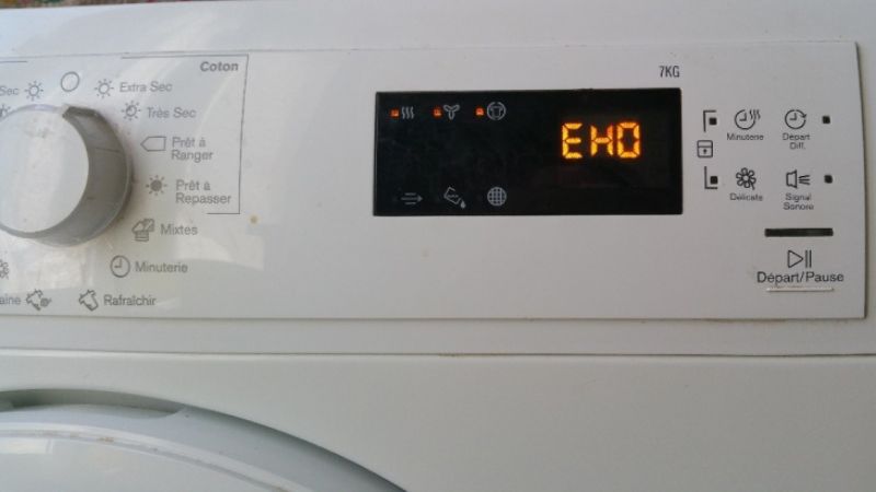 mã lỗi máy giặt Electrolux thường gặp
