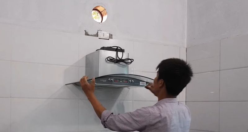 Lưu ý lắp đặt máy hút mùi