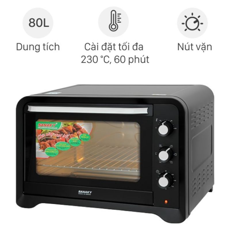 Lò nướng 80l Sanaky LN.VH809S2D